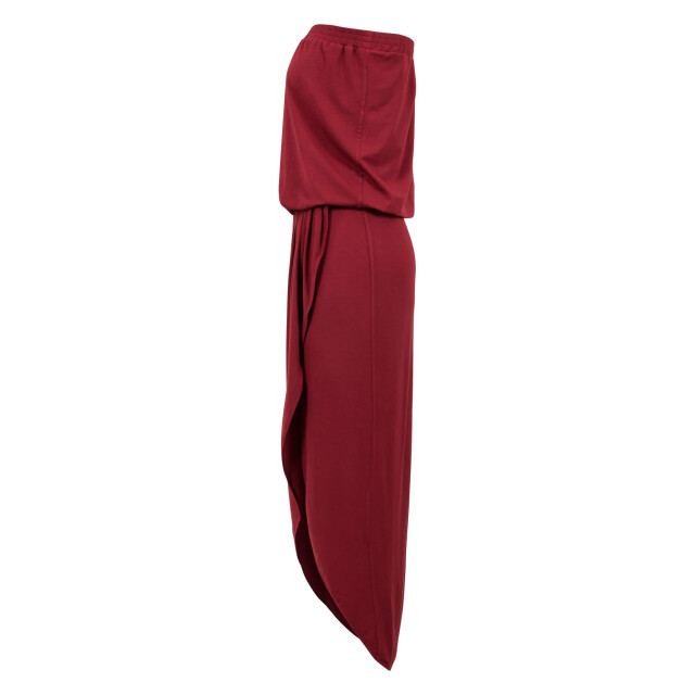 Urban Classics Dames viscose bandeau jurk UTTN118_burgundy large