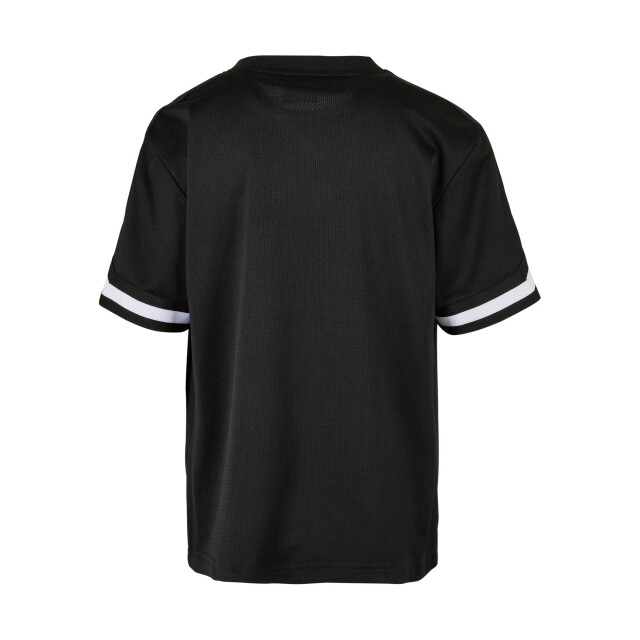 Urban Classics Jongens streep mesh oversized t-shirt UTTN1487_black large