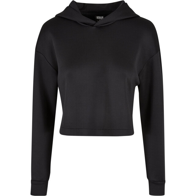 Urban Classics Dames korte scuba crop hoodie UTTN1181_black large