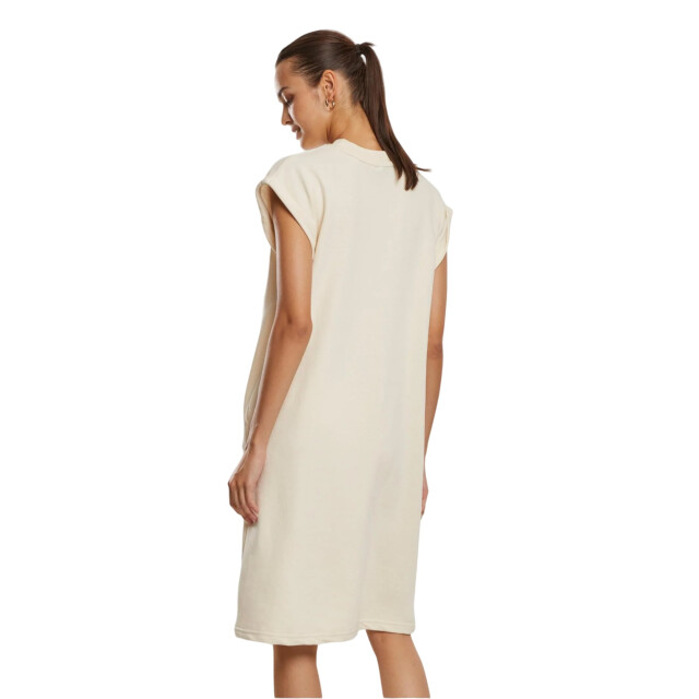Urban Classics Dames badstof jurk UTTN1183_whitesand large