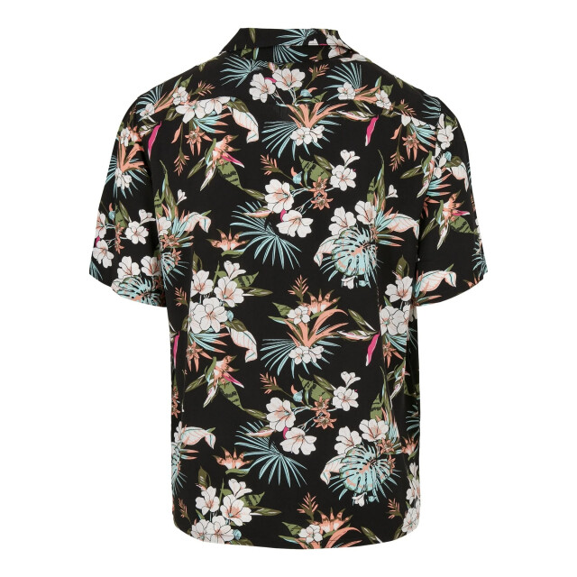 Urban Classics Heren tropical viscose resort overhemd UTTN1173_blackmulticoloured large