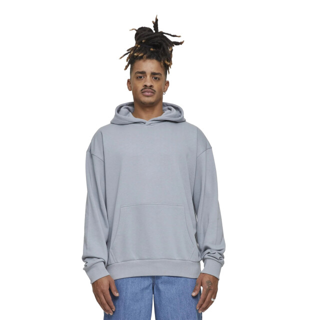 Urban Classics Heren badstof lichtgewicht hoodie UTTN1180_lightasphalt large