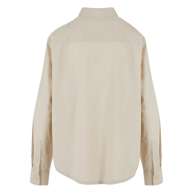 Urban Classics Dames linnen oversized shirt UTTN1164_softseagrass large