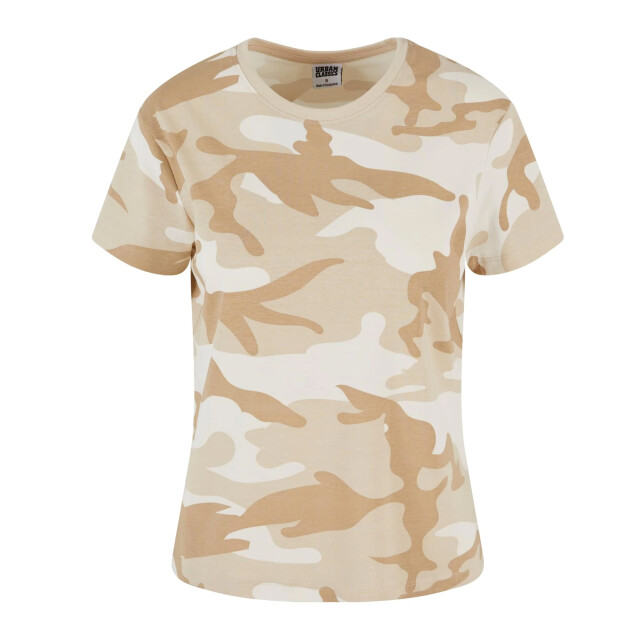 Urban Classics Dames camo normaal t-shirt UTTN1165_simplesandcamo large