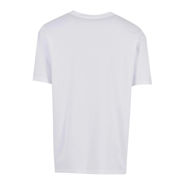 Urban Classics Heren cursief logo zwaargewicht oversized t-shirt UTTN1167_white large