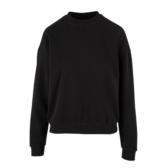 Urban Classics Dames terrycloth crew hals oversized sweatshirt UTTN1162_black large