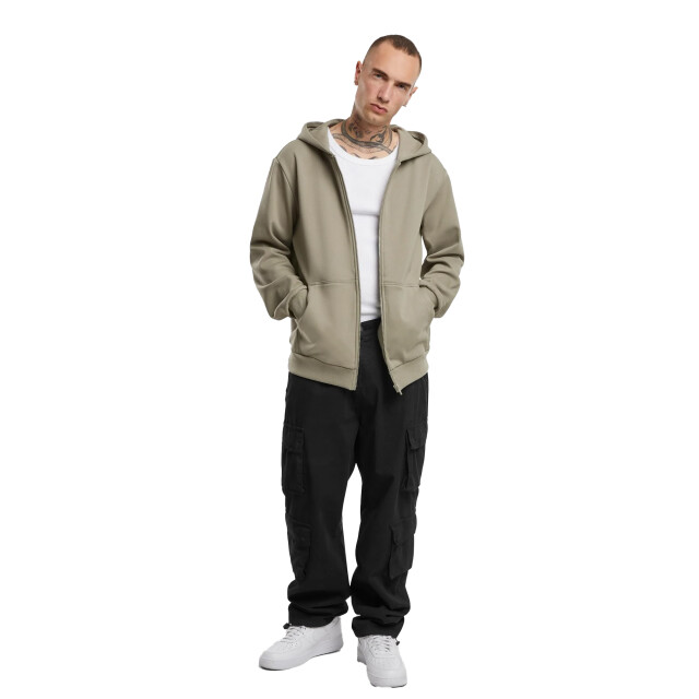Urban Classics Heren cozy full zip hoodie UTTN1148_palegreen large