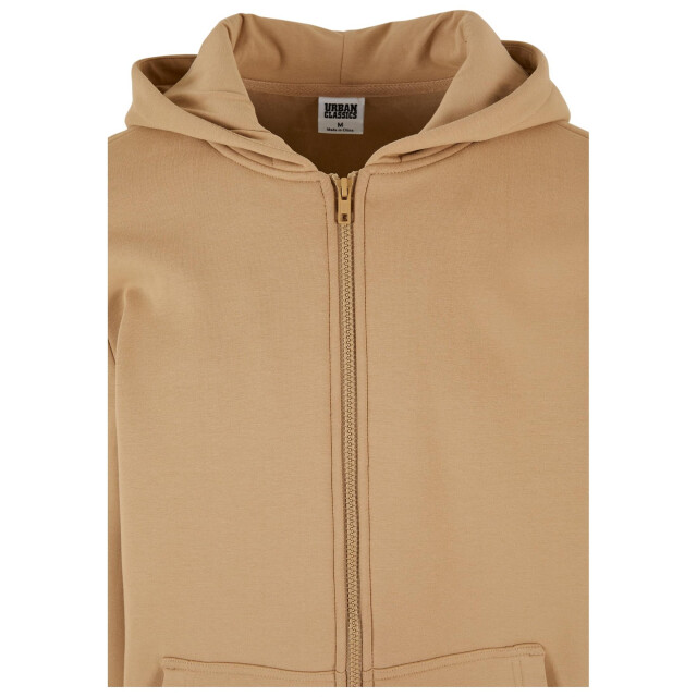 Urban Classics Heren cozy full zip hoodie UTTN1148_warmsand large