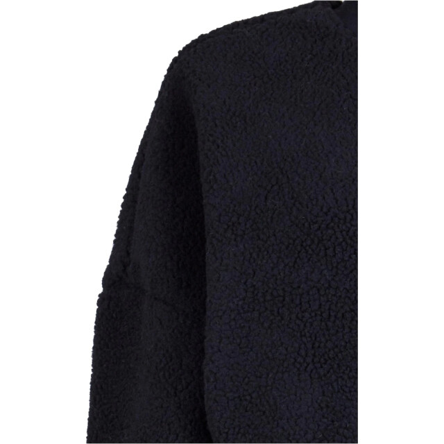 Urban Classics Dames sherpa sweater met staande kraag UTTN1146_black large