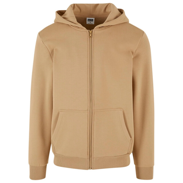 Urban Classics Heren cozy full zip hoodie UTTN1148_warmsand large