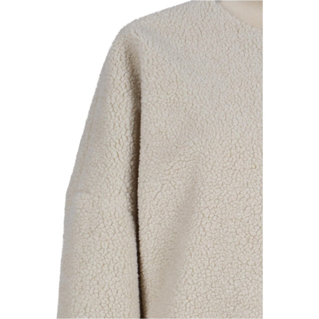 Urban Classics Dames sherpa sweater met staande kraag UTTN1146_wetsand large
