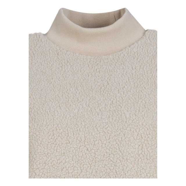 Urban Classics Dames sherpa sweater met staande kraag UTTN1146_wetsand large