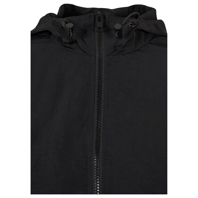 Urban Classics Dames 3 tone crinkle kort jasje UTTN1444_blackduskrosewhitesand large