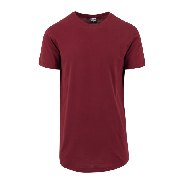 Urban Classics Lang t-shirt in de vorm voor heren UTTN1387_burgundy large