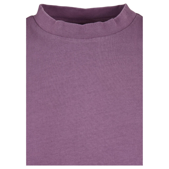 Urban Classics Dames pigment geverfd kort omgeslagen t-shirt UTTN1443_dustyviolet large