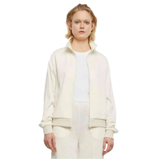 Urban Classics Dames retro track jacket UTTN1389_whitesand large