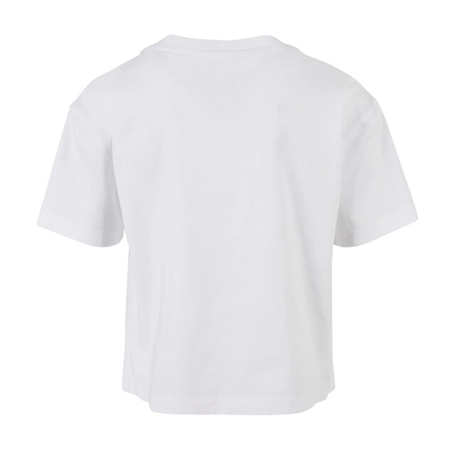 Urban Classics Meisjes geplooid organisch oversized t-shirt UTTN1467_white large