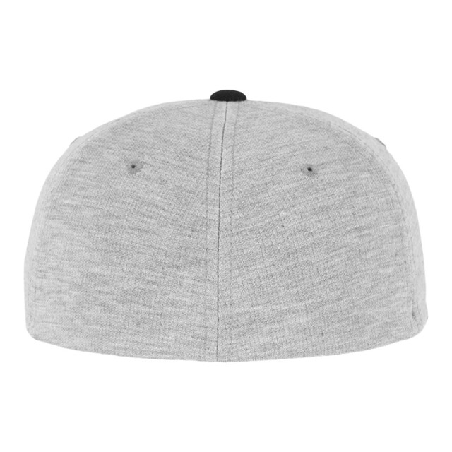 Flexfit Tweekleurige baseballpet met dubbele jersey UTTN1452_greyblack large
