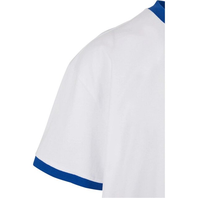 Urban Classics Heren ringer oversized t-shirt UTTN1473_whiteroyalblue large