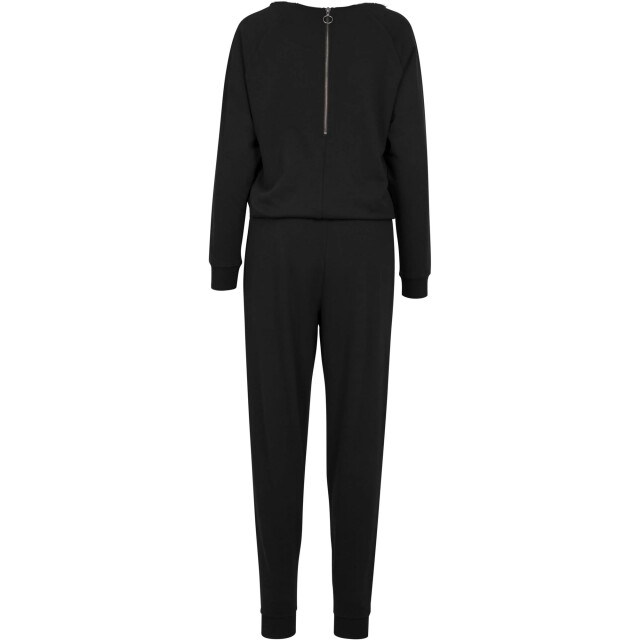 Urban Classics Dames badstof jumpsuit met lange mouwen UTTN142_black large