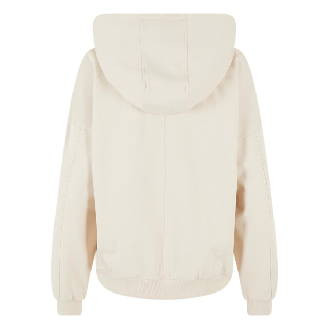 Urban Classics Dames organic oversized hoodie UTTN1139_whitesand large