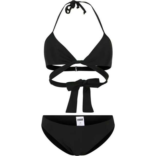Urban Classics Dames halter hals bikini set UTTN143_black large