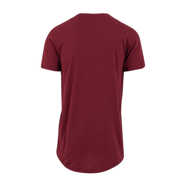 Urban Classics Lang t-shirt in de vorm voor heren UTTN1387_burgundy large
