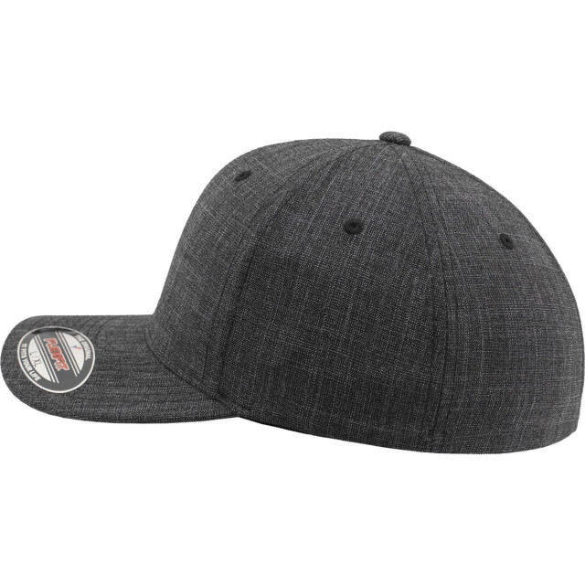 Flexfit Fijn gemêleerde baseball cap UTTN1369_black large