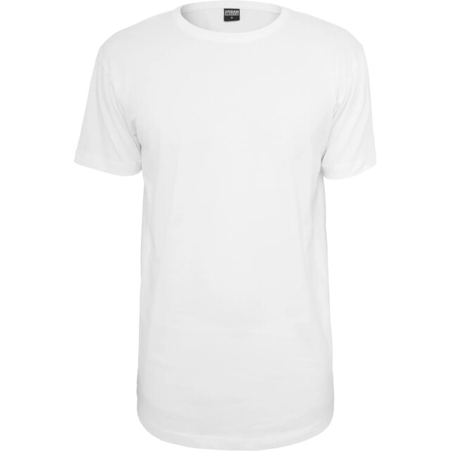 Urban Classics Lang t-shirt in de vorm voor heren UTTN1387_white large