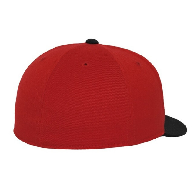 Flexfit Premium 210 tweekleurige gebreide baseballpet UTTN1364_redblack large