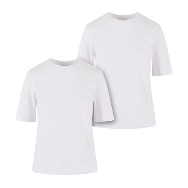 Urban Classics Dames klassiek t-shirt (set van 2) UTTN1126_white large