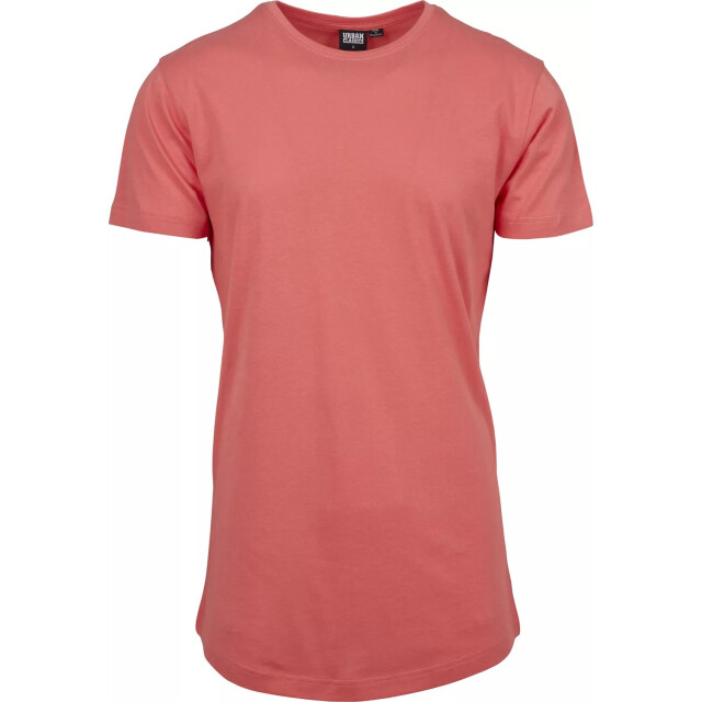 Urban Classics Lang t-shirt in de vorm voor heren UTTN1387_coral large
