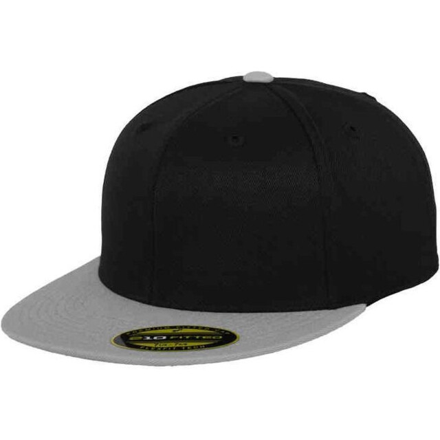 Flexfit Premium 210 tweekleurige gebreide baseballpet UTTN1364_blackgrey large