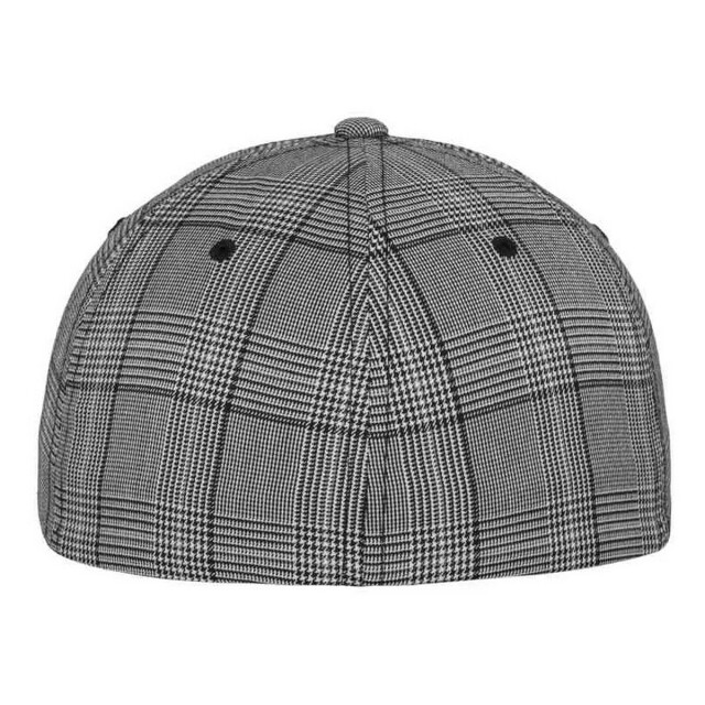 Flexfit Geruite glen plaid baseball cap UTTN1362_blackwhite large