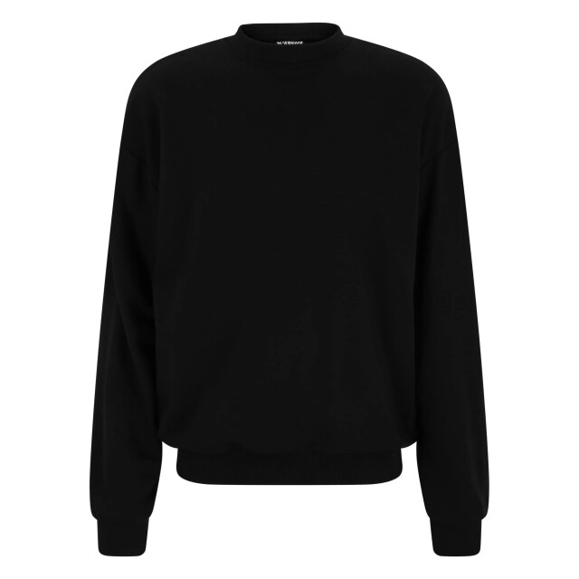 Urban Classics Heren badstof lichtgewicht sweatshirt UTTN1329_black large