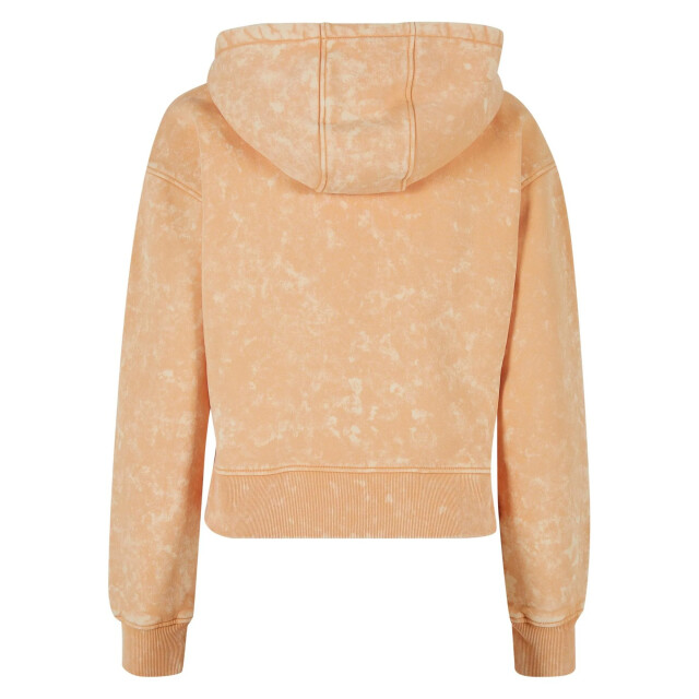 Urban Classics Dames washed towelling short oversized full zip hoodie UTTN1108_paleorange large