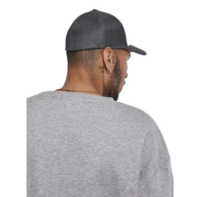 Flexfit Tweekleurige mesh baseballpet UTTN1345_whitedarkgreydarkgrey large
