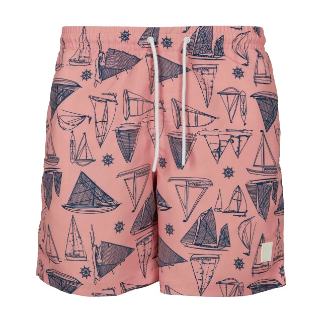 Urban Classics Heren zwemshort met patroon UTTN1397_lightpink large