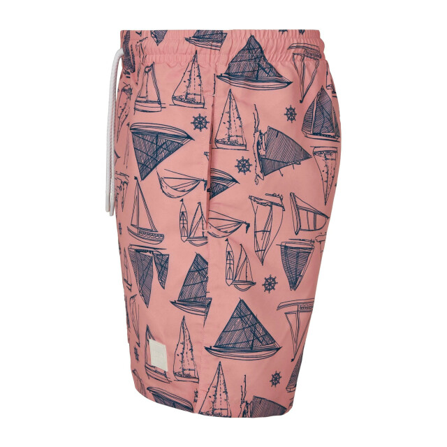 Urban Classics Heren zwemshort met patroon UTTN1397_lightpink large