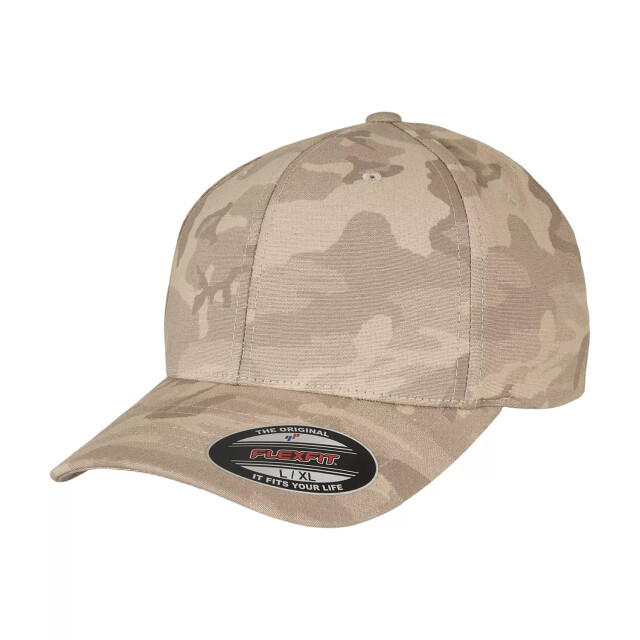 Flexfit Camo lichtgewicht baseballpet UTTN1406_darkbeige large