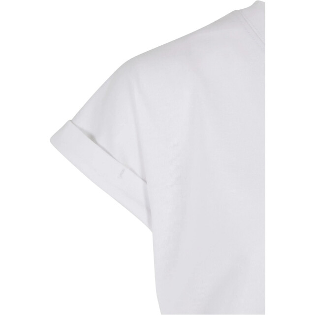 Urban Classics Meisjes bio verlengd schouder t-shirt (set van 2) UTTN1302_blackwhite large