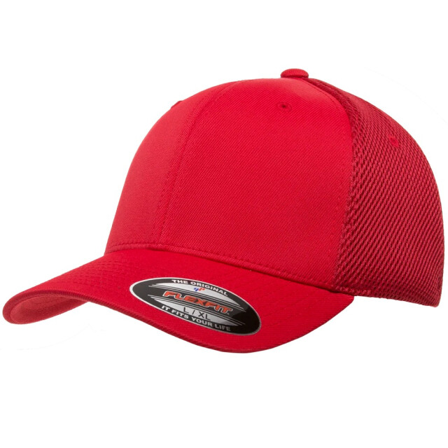 Flexfit Mesh tactel baseball cap UTTN1457_red large