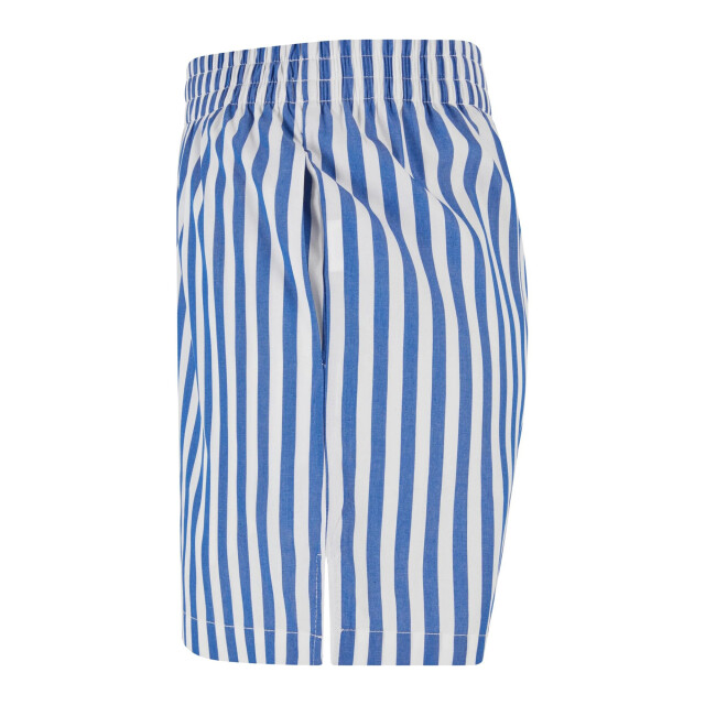 Urban Classics Dames gestreepte shorts UTTN1481_whiteblue large