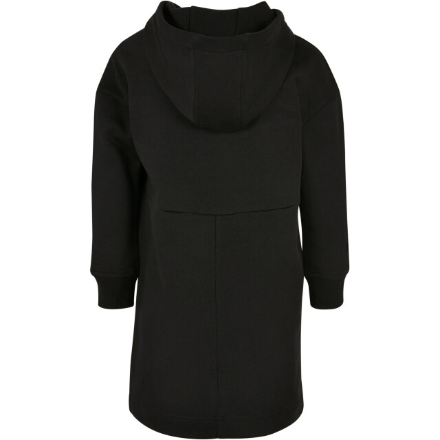 Urban Classics Meisjes french terry oversized hoodie jurk UTTN1300_black large