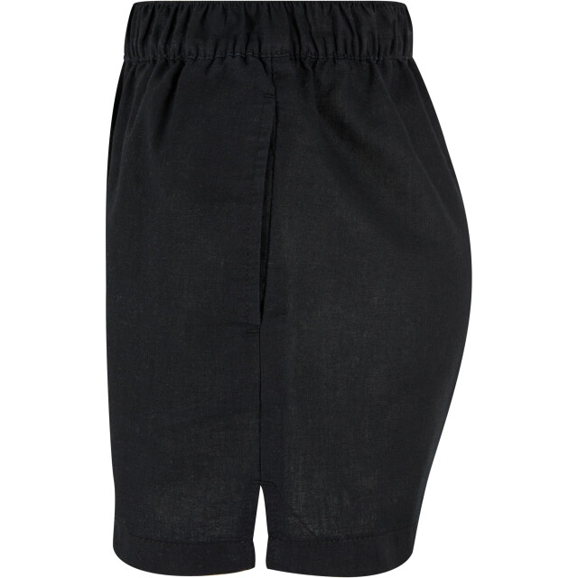 Urban Classics Dames linnen boxershort UTTN1429_black large
