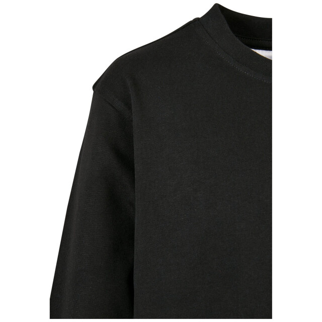 Urban Classics Jongens zwaar katoen boxy t-shirt met lange mouwen UTTN1084_black large