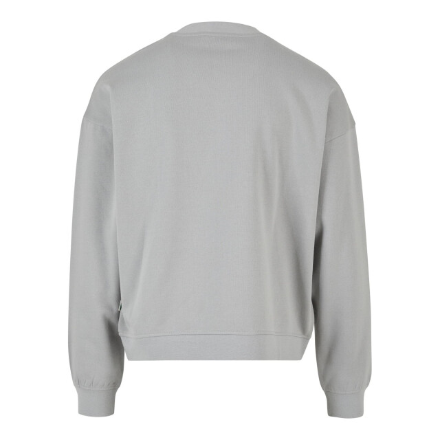 Urban Classics Heren organic crew neck boxy sweatshirt UTTN1287_lightasphalt large