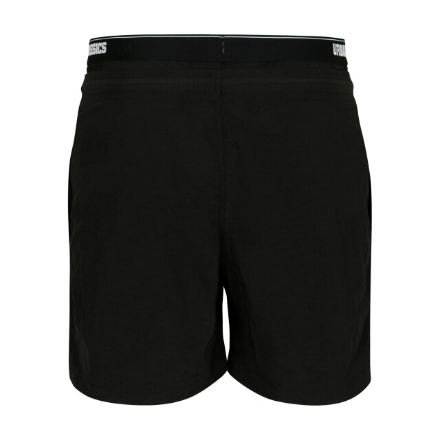 Urban Classics Heren 2 in 1 zwembroek UTTN128_blackwhite large