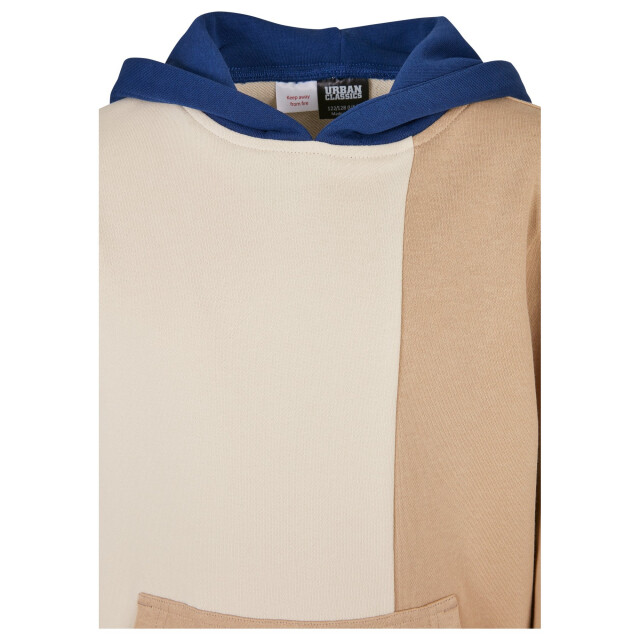 Urban Classics Jongens kleurblok oversized hoodie UTTN1291_unionbeigesoftseagrass large