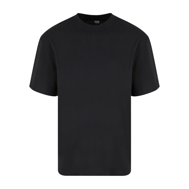 Urban Classics Heren signature logo tall t-shirt UTTN1320_black large